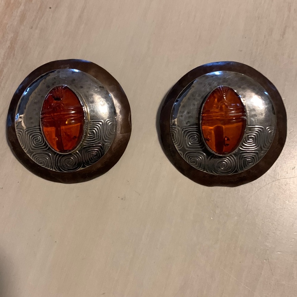 Tabra vintage hand made earrings